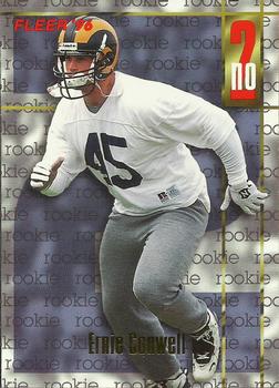 Ernie Conwell St. Louis Rams 1996 Fleer NFL Rookie Card #147